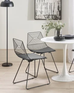 Beliani Tuoli Teras Musta 2 Kpl Beatty Flash Sale