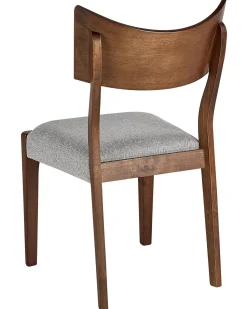 Beliani Tuoli Tumma Puu/Harmaa 2 Kpl Eden Hot