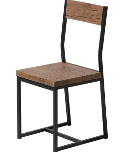 Beliani Tuoli Tumma Puu/Musta 6 Kpl Laredo Best