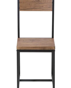 Beliani Tuoli Tumma Puu/Musta 6 Kpl Laredo Best