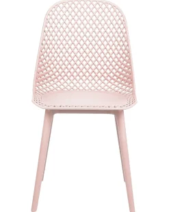 Beliani Tuoli Vaaleanpunainen 4 Kpl Emory Cheap