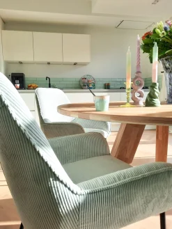 Beliani Tuoli Vakosametti Mintunvihrea 2 Kpl Loverna Best