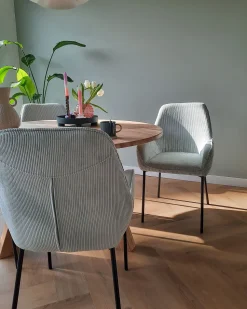 Beliani Tuoli Vakosametti Mintunvihrea 2 Kpl Loverna Best