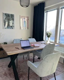 Beliani Tuoli Vakosametti Mintunvihrea 2 Kpl Loverna Best