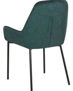 Beliani Tuoli Vakosametti Tummanvihrea 2 Kpl Loverna Store