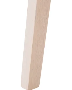 Beliani Tuoli Valkoinen/Vaalea Puu 2 Kpl Santos Outlet