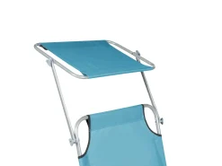 Beliani Turkoosi Teraksinen Aurinkotuoli Katoksella Foligno Best