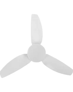 Beliani Tuuletinvalaisin Metalli Valkoinen Toplica Discount