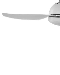 Beliani Tuuletinvalaisin Metalli Valkoinen Toplica Discount