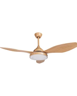 Beliani Tuuletinvalaisin Rauta Vaaleanruskea Muddy Fashion