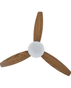 Beliani Tuuletinvalaisin Tumma Puu/Musta Mlava Store