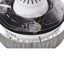 Beliani Tuuletinvalaisin Valkoinen Peel Discount