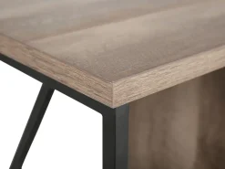 Beliani Tv-Taso 5 Hyllya Tumma Puu/Musta Forres Best