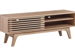 Beliani Tv-Taso 4 Hyllya Vaalea Puu Toledo Flash Sale