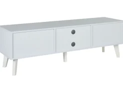 Beliani Tv-Taso 2 Kaappia 2 Hyllya Luonnonvalkoinen Parton Best