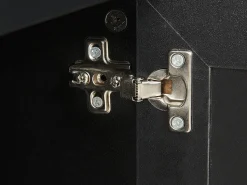 Beliani Tv-Taso 2 Kaappia 2 Hyllya Musta Opoco Best