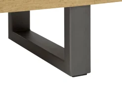 Beliani Tv-Taso 2 Kaappia Hylly Vaalea Puu Timber Outlet