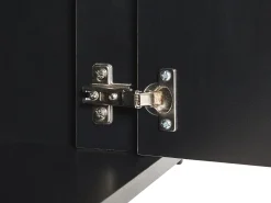 Beliani Tv-Taso 2 Kaappia Laatikko Vaaleanharmaa/Musta Blackpool Hot