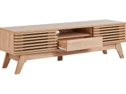 Beliani Tv-Taso 2 Kaappia Laatikko Vaalea Puu Detroit Sale