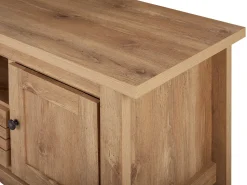 Beliani Tv-Taso 2 Kaappia Laatikko Vaalea Puu Agora Fashion