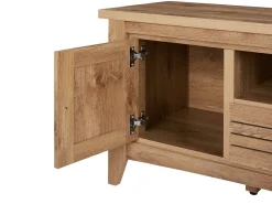 Beliani Tv-Taso 2 Kaappia Laatikko Vaalea Puu Agora Fashion