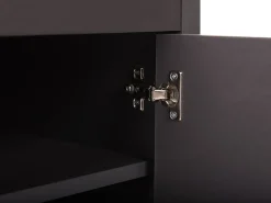 Beliani Tv-Taso 2 Kaappia Laatikko Vaalea Puu/Tummanharmaa Garet Shop