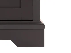 Beliani Tv-Taso 2 Kaappia Laatikko Vaalea Puu/Tummanharmaa Garet Shop