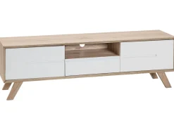 Beliani Tv-Taso 2 Kaappia Laatikko Vaalea Puu/Valkoinen Forester Flash Sale