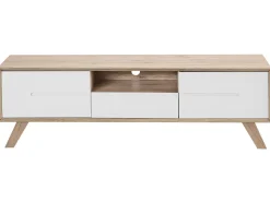 Beliani Tv-Taso 2 Kaappia Laatikko Vaalea Puu/Valkoinen Forester Flash Sale