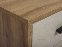 Beliani Tv-Taso 4 Laatikkoa 2 Hyllya Vaalea Puu Florida Online