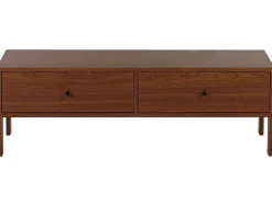 Beliani Tv-Taso 2 Laatikkoa Tumma Puu Corina Sale