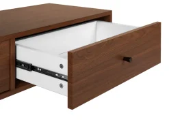 Beliani Tv-Taso 2 Laatikkoa Tumma Puu Corina Sale