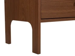 Beliani Tv-Taso 2 Laatikkoa Tumma Puu Corina Sale