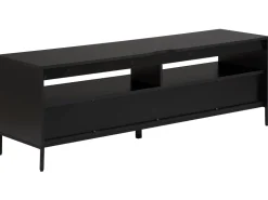 Beliani Tv-Taso 2 Laatikkoa Vaalea Puu/Musta Sydney Fashion