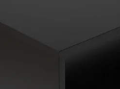 Beliani Tv-Taso 2 Laatikkoa Vaalea Puu/Musta Sydney Fashion