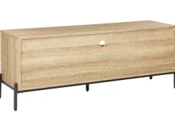 Beliani Tv-Taso Kaappi 3 Hyllya Vaalea Puu/Harmaa Moines Flash Sale