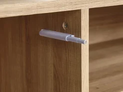 Beliani Tv-Taso Kaappi 3 Hyllya Vaalea Puu/Harmaa Moines Flash Sale