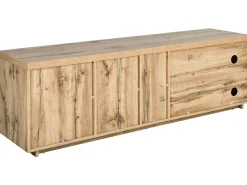 Beliani Tv-Taso Kaappi 2 Laatikkoa Vaalea Puu/Valkoinen Farada Sale