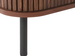 Beliani Tv-Taso Kaappi Laatikko Tumma Puu/Musta Jose Discount