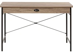 Beliani Tyohuonesetti 2 Osaa Tumma Puu/Musta Foster/Casco Best