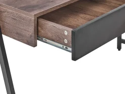 Beliani Tyohuonesetti 2 Osaa Tumma Puu/Musta Foster/Harwich Discount