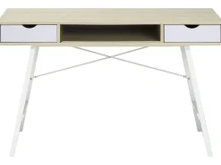 Beliani Tyohuonesetti 2 Osaa Vaalea Puu/Valkoinen Jenks/Clarita Best Sale