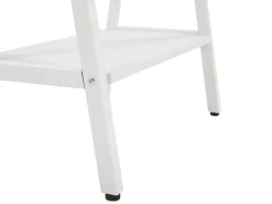 Beliani Tyopoyta 5 Laatikkoa Hylly Vaalea Puu/Valkoinen 140 X 60 Cm Heber Flash Sale