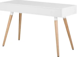 Beliani Tyopoyta 2 Laatikkoa Hylly Valkoinen/Harmaa 120 X 45 Cm Frisco Cheap