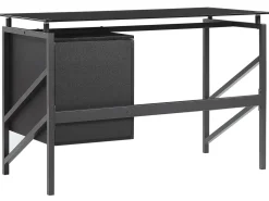 Beliani Tyopoyta 2 Laatikkoa Musta 117 X 57 Cm Moriton Sale