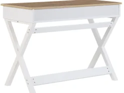 Beliani Tyopoyta 2 Laatikkoa Vaalea Puu/Valkoinen 103 X 50 Cm Ekart Flash Sale