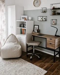 Beliani Tyopoyta 2 Laatikkoa Vaalea Puu/Musta 120 X 48 Cm Grant Best Sale