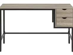 Beliani Tyopoyta 2 Laatikkoa Vaalea Puu/Musta 120 X 48 Cm Grant Best Sale