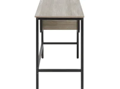 Beliani Tyopoyta 2 Laatikkoa Vaalea Puu/Musta 120 X 48 Cm Grant Best Sale