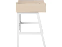 Beliani Tyopoyta Laatikko Hylly Vaalea Puu/Valkoinen 100 X 55 Cm Paramaribo Cheap